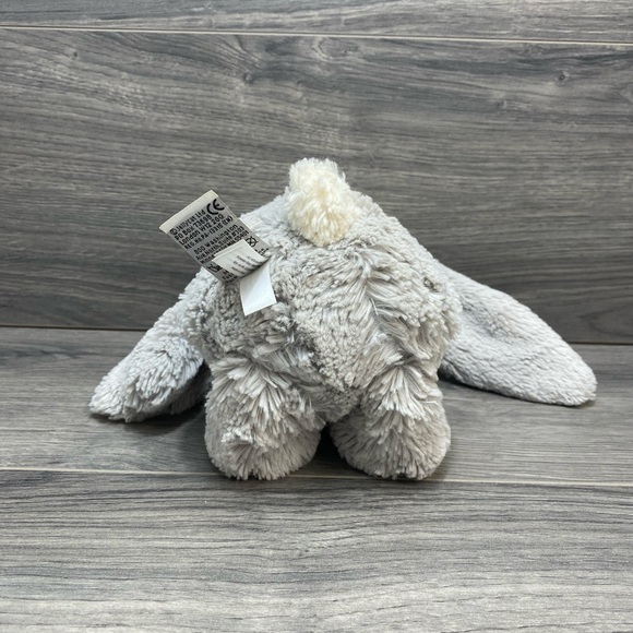 Jellycat Bashful Bunny Silver Grey Plush Soft with Bag - Picture 6 of 12